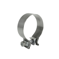 2" (51MM) STAINLESS STEEL EXHAUST PIPE CLAMP - ACCUSEAL SINGLE BOLT