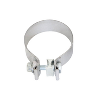 2.5" (63MM) ALUMINISED EXHAUST PIPE CLAMP - ACCUSEAL SINGLE BOLT