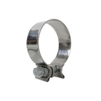 3" (76MM) STAINLESS STEEL EXHAUST PIPE CLAMP - ACCUSEAL SINGLE BOLT