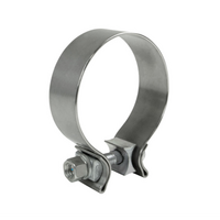 4" (101MM) STAINLESS STEEL EXHAUST PIPE CLAMP - ACCUSEAL SINGLE BOLT