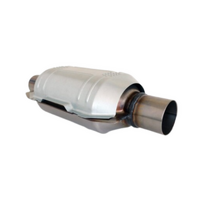 UNIVERSAL METALLIC EURO 2 OVAL CAT CONVERTER - 2.25" (57MM) 300 CPSI (CAT225MV)