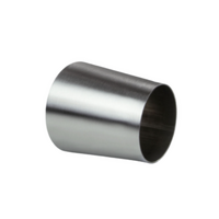 REDUCER TAPERED CONE - 3" (76MM) TO 2.5" (63MM) X 4" LONG (304 STAINLESS STEEL)