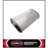 9" X 5" OVAL 14" LONG 3.5" O/C MEGA POWER 304 STAINLESS STEEL UNIVERSAL MUFFLER (D927MN-304)