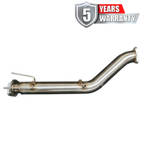 DPF DELETE PIPE 304 STAINLESS STEEL FITS TOYOTA LANDCRUISER VDJ76R 2016-2025