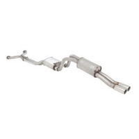 XFORCE 409 STAINLESS STEEL TWIN 2 1/2" CAT BACK EXHAUST SYSTEM (MEDIUM SOUND) FITS FORD FALCON BA BF XR8 UTE