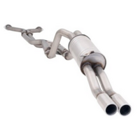 XFORCE 409 STAINLESS STEEL TWIN 2 1/2" CAT BACK EXHAUST SYSTEM (HIGH SOUND) FITS FORD FALCON BA BF XR8 UTE