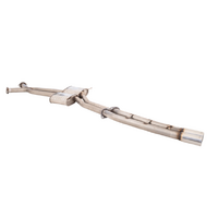 XFORCE TWIN 2.5" CATBACK 409 STAINLESS STEEL EXHAUST SYSTEM WITH STRAIGHT TAILPIPE REAR FITS HOLDEN COMMODORE VT VX VY VZ V8 SEDAN