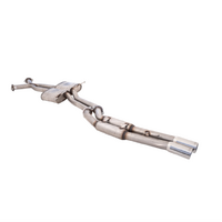 XFORCE TWIN 2.5" CATBACK 409 STAINLESS STEEL EXHAUST SYSTEM WITH HOTDOG REAR FITS HOLDEN COMMODORE VT VU VX VY VZ V8 WAGON/UTE