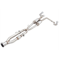 XFORCE TWIN 2.5" INTO TWIN 3" STAINLESS STEEL CATBACK EXHAUST SYSTEM WITH VAREX FITS RAM 1500 DS 5.7L V8