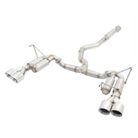XFORCE 3" STAINLESS STEEL CATBACK EXHAUST SYSTEM FITS SUBARU WRX STI SEDAN 1/2014-ON (RACE SYSTEM)