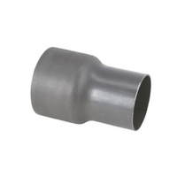 MILD STEEL EXHAUST REDUCER 4" (101MM) TO 3.5" (89MM) OD/OD