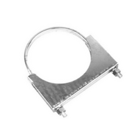 3" 76MM ZINC PLATED FLAT BACK EXHAUST CLAMP (FBC3000)