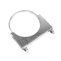 5" 127MM ZINC PLATEDFLAT BACK EXHAUST CLAMP (FBC5000)