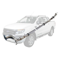 PERFORM-EX 3" STAINLESS STEEL TURBO BACK EXHAUST SYSTEM FITS FORD RANGER PX 3.2L 5CYL 2011-2016 - NO CAT/PIPE ONLY (FD240-POSS)