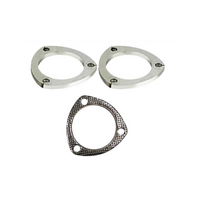 2.5" (63MM) X 3 BOLT FLANGE PLATE KIT (STAINLESS STEEL)