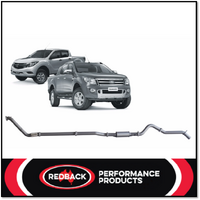REDBACK 3" 409 STAINLESS STEEL TURBO BACK EXHAUST SYSTEM FITS MAZDA BT-50 UP UR 3.2L 5CYL 2011-2016 - CAT/MUFFLER