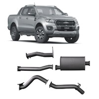 REDBACK 3" 409 STAINLESS STEEL DPF BACK EXHAUST FITS FORD RANGER PX II PX III  3.2L 5CYL 2016-2022 - MUFFLER