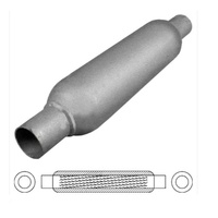 15" LONG X 2.5" 63MM IN/OUT REDBACK LOUVERED HOTDOG (HD15250)
