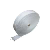 WHITE FIBRE GLASS HEAT TAPE (WRAP) - 3" (76MM) X 3MM X 30MTR (HT300R-30W3)