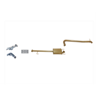 KING BROWN EXTRACTORS & 2.5" CATBACK EXHAUST SYSTEM FITS TOYOTA HILUX GGN25R 4.0L V6 2005-2015 (KB12115-HXMX)