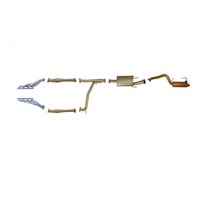 KING BROWN CERAMIC COATED EXTRACTORS, CATS & 3" CATBACK EXHAUST SYSTEM FITS NISSAN PATROL Y62 5.6L V8 SERIES 4-5 2016-ON