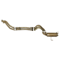 KING BROWN TWIN 3" DPF BACK EXHAUST SYSTEM FITS TOYOTA LANDCRUISER FJA300R 3.3L V6 2021-ON (KBD12040-XXXM)
