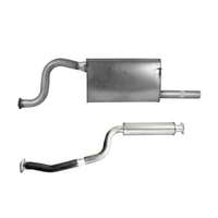 STANDARD CENTRE & REAR MUFFLER FITS FORD FALCON BA BF 4.0L RTV UTILITY