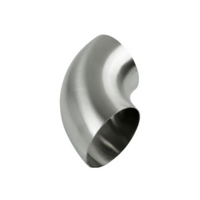 1.5" 38MM X 90° DEGREE TIGHT RADIUS MANDREL BEND 304 ULTI GRADE STAINLESS STEEL EXHAUST PIPE (MB090038-304UP)