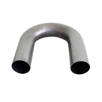 1.25" 32MM X 180 DEGREE MANDREL BEND MILD STEEL EXHAUST PIPE