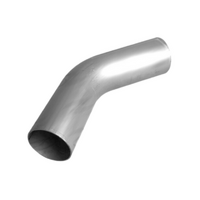1.38" 35MM X 45 DEGREE MANDREL BEND MILD STEEL EXHAUST PIPE