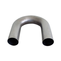 2.25" 57MM X 180 DEGREE MANDREL BEND MILD STEEL EXHAUST PIPE
