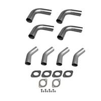 2.25" 57MM MILD STEEL MANDREL BEND KIT (4 x 90 4 x 45)