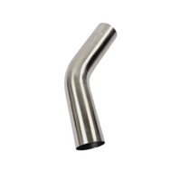 3" 76MM X 30 DEGREE MANDREL BEND 304 STAINLESS STEEL EXHAUST PIPE (MB30030-304B)