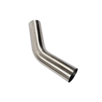 3" 76MM X 45 DEGREE MANDREL BEND 304 STAINLESS STEEL EXHAUST PIPE (MB30045-304B)