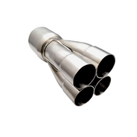 PERFORM-EX 2" ID IN TO 3.5" OD OUTLET 304 STAINLESS MERGE COLLECTOR (4 INTO 1)