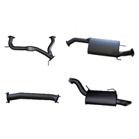 MANTA 3" CAT BACK EXHAUST SYSTEM FITS NISSAN PATROL Y62 5.6L V8 2012-ON - LARGE MUFFLER (MKNI0074)