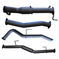 MANTA 3" TURBO BACK EXHAUST WITH CAT/HOTDOG FITS NISSAN NAVARA D23 NP300 2.3L TD 4CYL 2015-ON (MKNI0093)