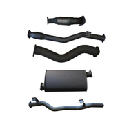MANTA 3" TURBO BACK EXHAUST SYSTEM FITS TOYOTA LANDCRUISER VDJ79R 4.5L V8 DUAL CAB 2012-2016 - CAT/MUFFLER (MKTY0010)