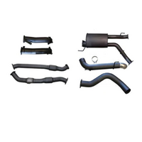 MANTA 3" TWIN INTO SINGLE 4" TURBO BACK EXHAUST SYSTEM FITS TOYOTA LANDCRUISER VDJ200R 2007-2015 - CATS/1 MUFFLER (MKTY0053)
