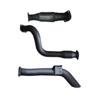 MANTA 3" TURBO BACK SIDE EXIT EXHAUST SYSTEM FITS TOYOTA LANDCRUISER VDJ79R 4.5L V8 SINGLE CAB 2007-2016 - WITH CAT (MKTY0089)
