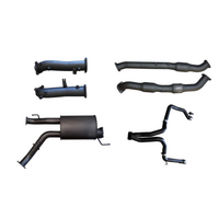 MANTA 3" TWIN TURBO BACK EXHAUST SYSTEM (L & R EXIT) FITS TOYOTA LANDCRUISER VDJ200R 4.5L V8 2015-2021 - CATS/1 MUFFLER (MKTY0107)