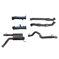MANTA 3" TWIN INTO SINGLE 4" TURBO BACK EXHAUST SYSTEM FITS TOYOTA LANDCRUISER VDJ200R 2015-2021 - CATS/1 MUFFLER (MKTY0108)