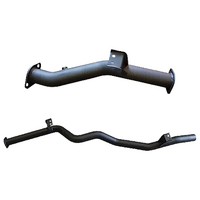 MANTA 3" DPF BACK EXHAUST SYSTEM FITS TOYOTA LANDCRUISER VDJ76R 4.5L V8 WAGON 2016-2025 - PIPE ONLY (MKTY0163)