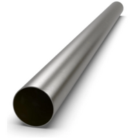 6" (152MM) INCH MILD STEEL STRAIGHT EXHAUST TUBE X 1 METRE