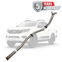PERFORM-EX 3" STAINLESS STEEL DPF BACK EXHAUST SYSTEM FITS NISSAN NAVARA D23 NP300 2.3L TD 4CYL 2015-ON - PIPE ONLY (NI222-POSS)
