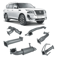 REDBACK 3" 409 STAINLESS STEEL CAT BACK EXHAUST SYSTEM FITS NISSAN PATROL Y62 5.6L V8 - PIPE ONLY