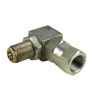 OXYGEN SENSOR O2 ADAPTOR WITH CAT CONVERTER - CHECK ENGINE LIGHT FIX - 90 DEGREE (EURO 5)