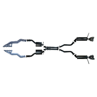 PACEMAKER CERAMIC COATED HEADERS, CATS AND 3" CATBACK EXHAUST SYSTEM FITS JEEP GRAND CHEROKEE WK2 TRACKHAWK 6.4L SUPERCHARGED V8 2018-2021 (PP2655-53)