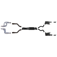 PACEMAKER HEADERS, CATS AND 2.5" CATBACK EXHAUST SYSTEM FITS FORD MUSTANG COUPE FM 6TH GEN 5.0L V8 COYOTE 2015-2017 (PP4178-03)
