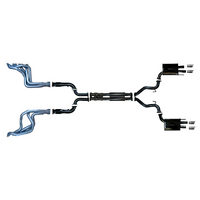 PACEMAKER CERAMIC COATED HEADERS, CATS AND 3" CATBACK EXHAUST FITS FORD MUSTANG FO S650 7TH GEN 5.0L V8 COYOTE 7/2023-ON (PP4182-57)